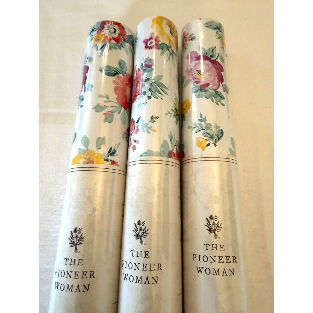 NWT The Pioneer Woman Shelf Liners Sweet Romance 3 Rolls